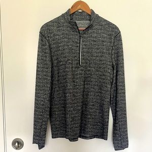 Lululemon men’s 1/2 zip medium M gray